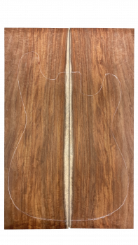 Top Koa, African AA with sapwood, 2-pcs. 8mm